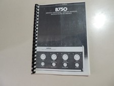 Studer Revox B750 Service Anleitung manual