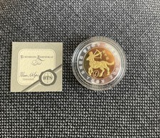 Medaille Münze Chinesisches Tierkreiszeichen Sternbild -Schütze-mit Zertifikat