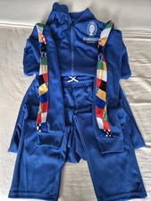 adidas UEFA Euro EM 2024 Volunteer, blauer Trainingsanzug