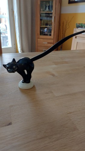 Porzellan katze mit - porzellan, stempel