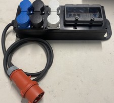 16A CEE UV Mennekes Titanex ABB LS FI RCD Schalter Schuko PA Profi Verteiler VA 