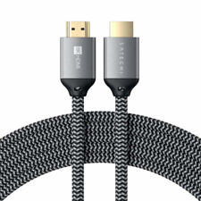 Satechi HDMI Kabel 8K ULTRA HD HDMI 2.1 nylonummantelt 2m Videokabel grau 