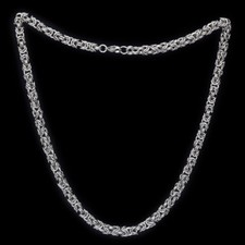 Königskette 6 mm Panzerkette Halskette Armband Edelstahl Schmuck 16 - 80 cm