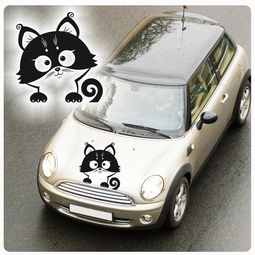 Katze autoaufkleber baby - katze,