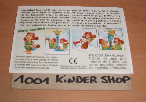 Kinder die otzis tribugays - kinder,