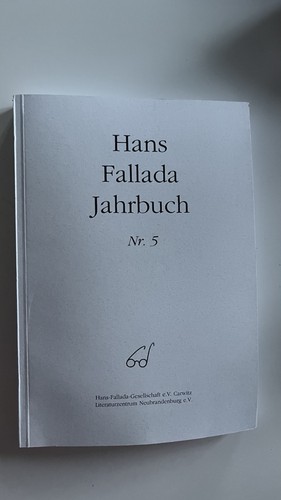 Hans fallada jahrbuch - fallada, 5