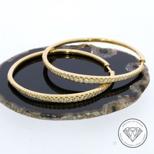 Wert 7.100,- Brillant Creolen 1,50 Carat 585 / 14 Karat Gold xxyy T0313