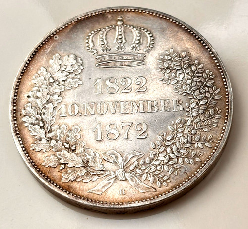 Sachsen doppeltaler 1872 - doppeltaler, b