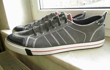 MEMPHIS ONE DEICHMANN SNEAKER FREIZEIT SCHNÜRSCHUHE JEANS GRAU SCHWARZ 46 