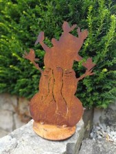 Edelrost Schneemann Olaf, mit