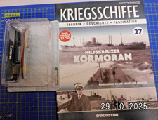 Die Cast DeAgostini 1:1250 Kriegsschiffe:   Hilfskreuzer KORMORAN   mit Heft