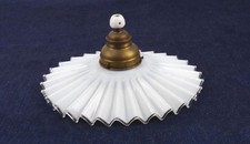 Alte Deckenlampe Glas Messing