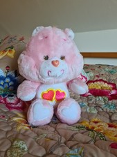 Care Bears Glücksbärchi 80er Kenner Plüsch Glücksbärchis Bär Kenner Love a Lot