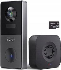 ARENTI VBELL1 2K Video-Funktürklingel mit Kamera