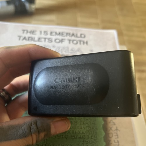 Retro canon battery pack - battery,