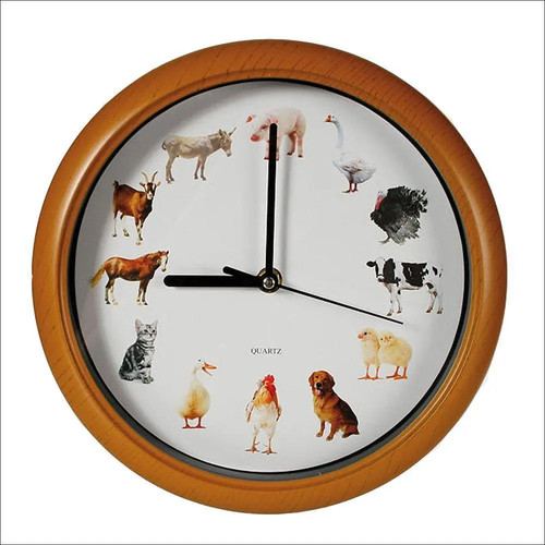Wanduhr bauernhof mit - bauernhof,