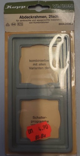 Kopp vision abdeckrahmen - kopp, 2fach