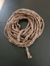 LANGHAAR MOHAIR Kordel Seil Band 800cm UNISEX handgestrickt NEU 