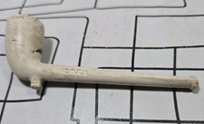 CHARMANTE VINTAGE IRISH CLAY SMOKING PIPE aus Kork 