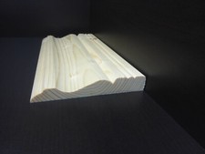 Bekleidungsleisten Fichte, Kiefer, weiß lack Abdeckleisten Holzleisten Stk 100cm