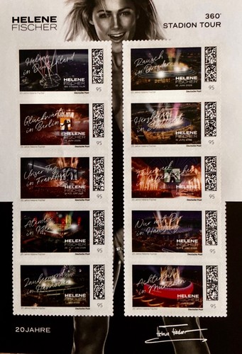 Helene fischer briefmarken 360 - helene,