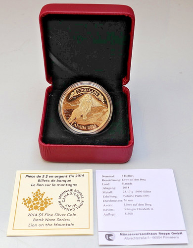 Kanada dollars 2014 löwe - 2014:,