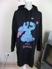 •●♥ Disney Stitch - Long-Kapuzenpullover Hoodie Pulli - schwarz - Gr. XL ♥●•"28