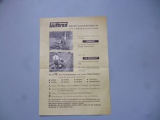 Gutbrod MOTOR-BAUERNHACKE 54  Orig. Prospekt 2 Seiten