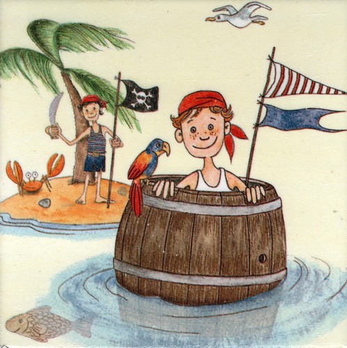 Dekobild piraten dekofliese - dekobild,