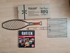 Grill Set * Koffer mit Grillwerkzeug + 2x Bräter + Buch * NEU