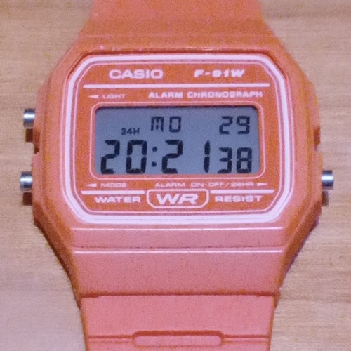 Casio 91w orange classic - casio,