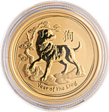 1/4 Oz Goldmünze 2018 Jahr
