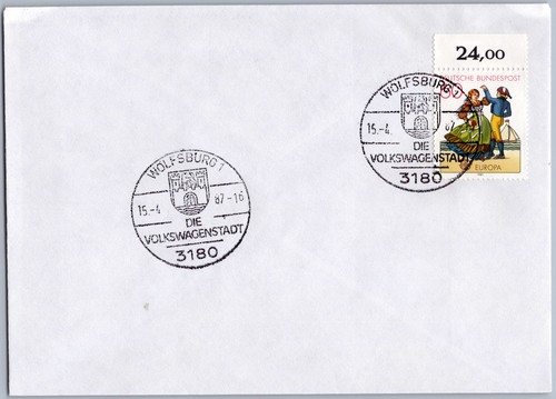 Sonderstempel wolfsburg 1987 - sonderstempel,