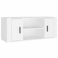 TV Schrank Weiß Lowboard