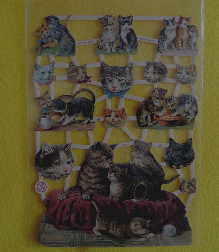 Poesiebilder oblaten katzen - oblaten,