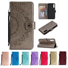 Hülle für Samsung Galaxy A50/A30s Handyhülle Tasche Flip Case Book Cover Mandala