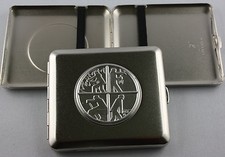 Zigarettenetui mit Zinnemblem