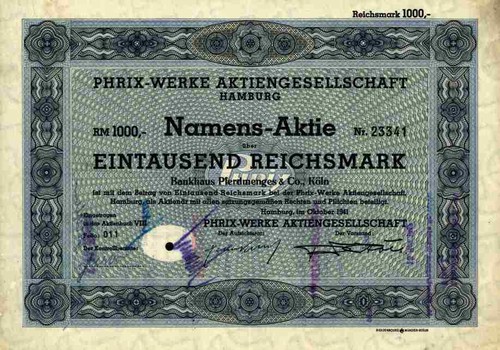 Phrix werke 1941 hamburg - 1941,