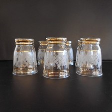 7 Gläser Art-Deco Echt