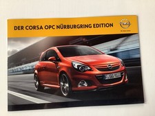Prospekt Opel Corsa OPC Nürburgring Edition 08/2011