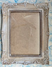 Fotorahmen rechteckig MDFHolz 10 x 15 cm historisch gold weiß