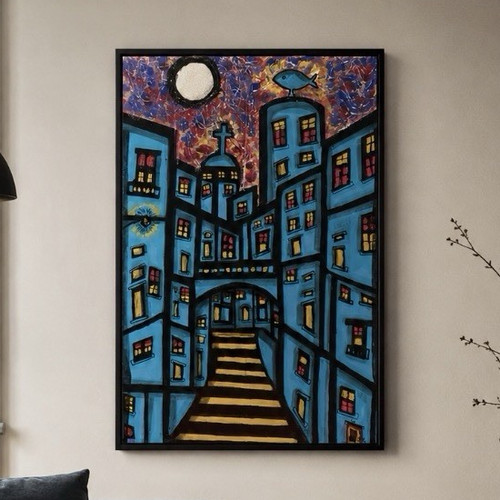 Original kunstwerk treppe - kunstwerk, „treppe