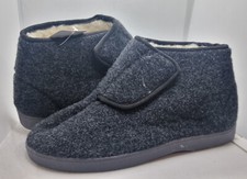 Hausschuhe Herren Verbandschuhe Grau Magnus Klett hochgeschlossen Diabetiker