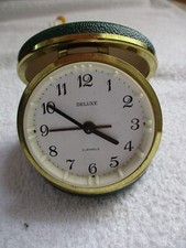 Alte Blindenuhr mit Wecker, Reisewecker  aus etwa 50iger Jahren