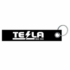 TESLA 1856-1943 Freie Energie Schlüsselanhänger Schlüsselband Lanyard 3x16cm