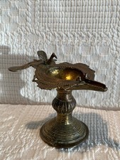 Antike öllampe mit pfau - antike,