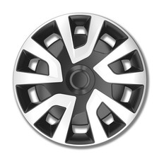 4 Stk. Radzierblende 16 Zoll Revo Van Bus Wohnmobil in schwarz / silber | PETEX