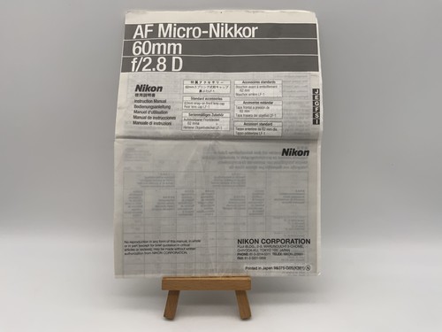 Nikon micro nikkor 60mm - nikon, af