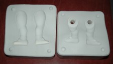 vintage Puppen Gießform - CDC 340B -  Beine- 1990er