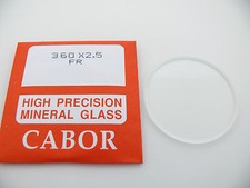 2,5 mm dicke Uhrenglas Flach